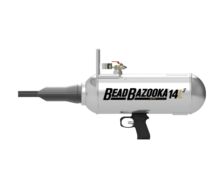 Gaither 14 Liter Bead Bazooka - V3, with 3" RAR Valve