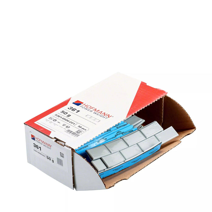 Adhesive Wheel Weight - HPW Type 361 - 50g - Box of 50