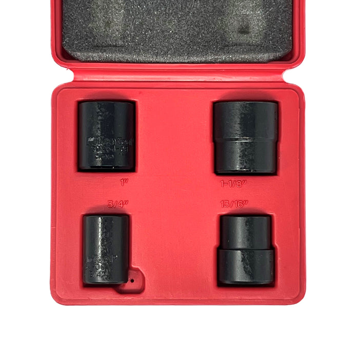 4 Pc Lug Nut Remover Impact Socket Set