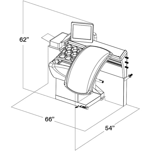 Cemb ER100GT HubMatch Diagnostic Tire Balancer