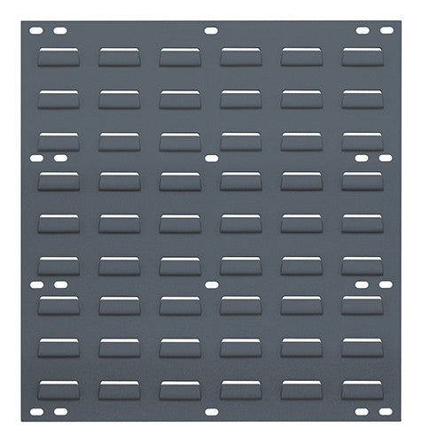 Louvered Panel for Bins - 18" x 19" - Gray