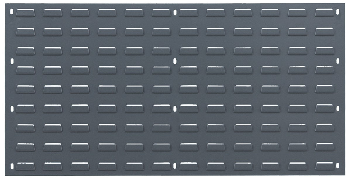 Louvered Panel for Bins - 36" x 19" - Gray