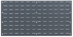 Louvered Panel for Bins - 36" x 19" - Gray