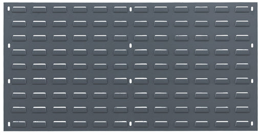 Louvered Panel for Bins - 36" x 19" - Gray