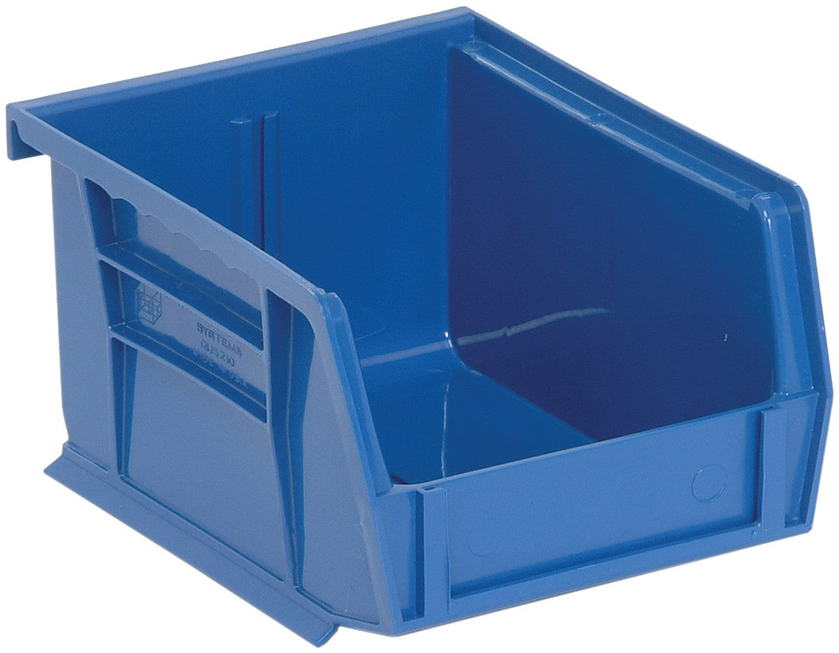 Stack + Hang Bins - 3.375in x 4.125in x 3in - Blue - 24 Case