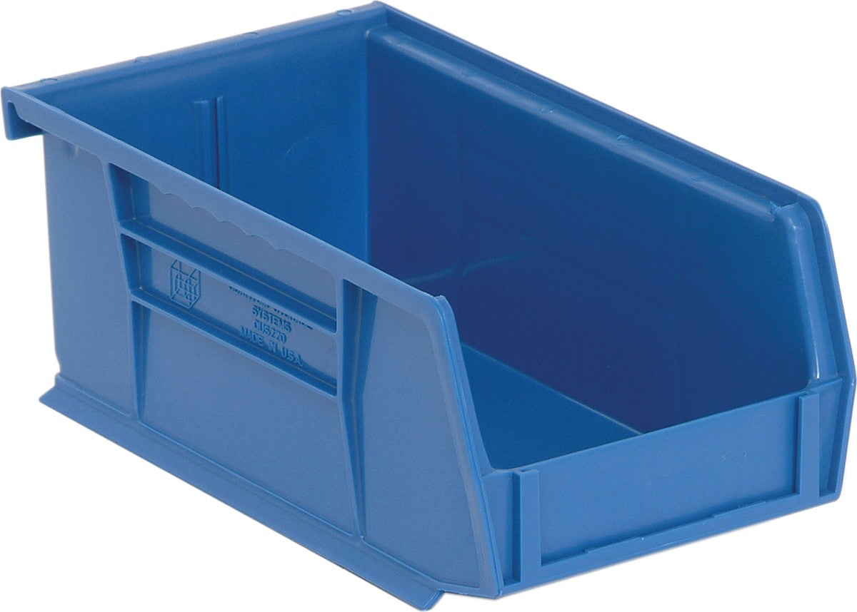 Stack + Hang Bins - 7.375in x 4.125in x 3in - Blue - 24 Case