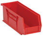 Stack + Hang Bins - 10.875in x 4.125in x 4in - Red - Each