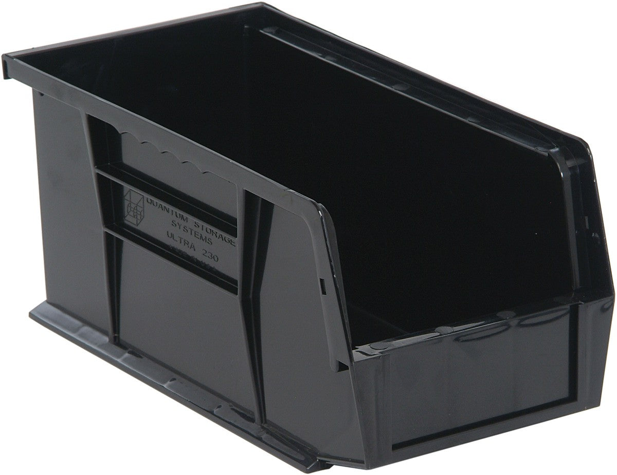 Stack + Hang Bins - 10.875in x 5.5in x 5in - Black - 12 Case