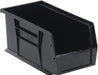 Stack + Hang Bins - 10.875in x 5.5in x 5in - Black - Each