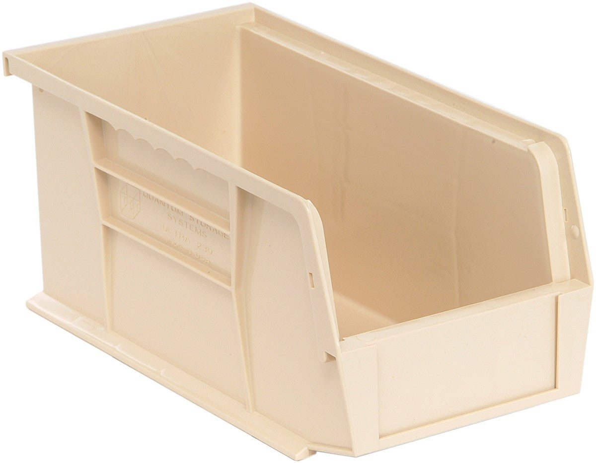 Stack + Hang Bins - 10.875in x 5.5in x 5in - Ivory - Each