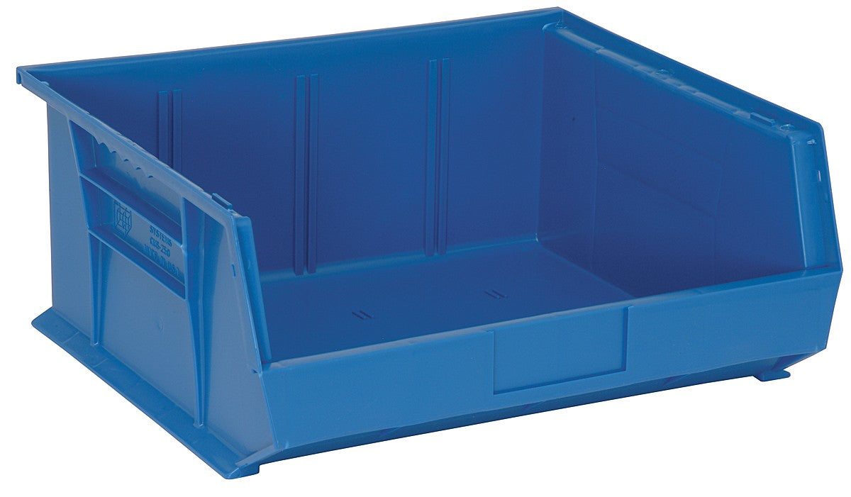 Stack + Hang Bins - 14.75in x 16.5in x 7in - Blue - 6 Case