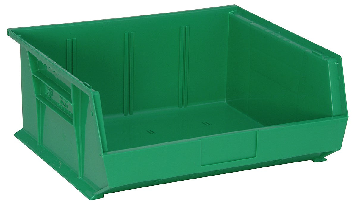 Stack + Hang Bins - 14.75in x 16.5in x 7in - Green - 6 Case