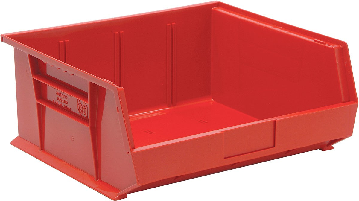 Stack + Hang Bins - 14.75in x 16.5in x 7in - Red - 6 Case