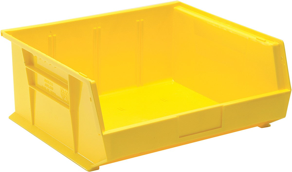 Stack + Hang Bins - 14.75in x 16.5in x 7in - Yellow - 6 Case