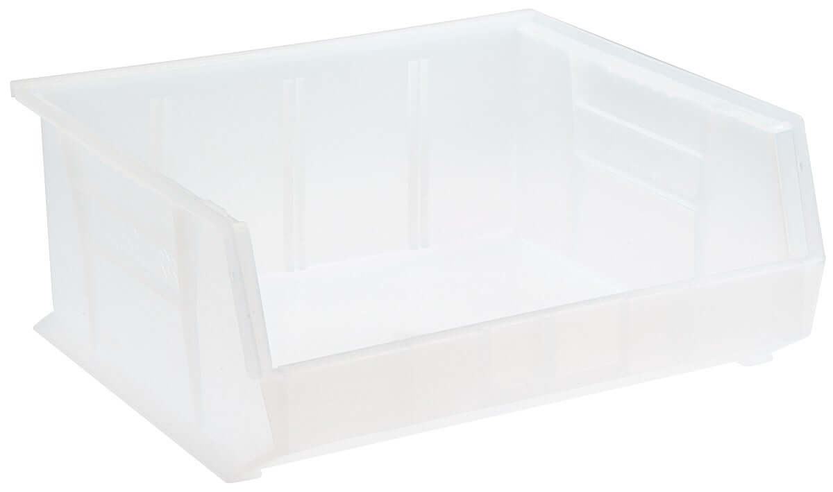 Stack + Hang Bins - 14.75in x 16.5in x 7in - Clear - 6 Case