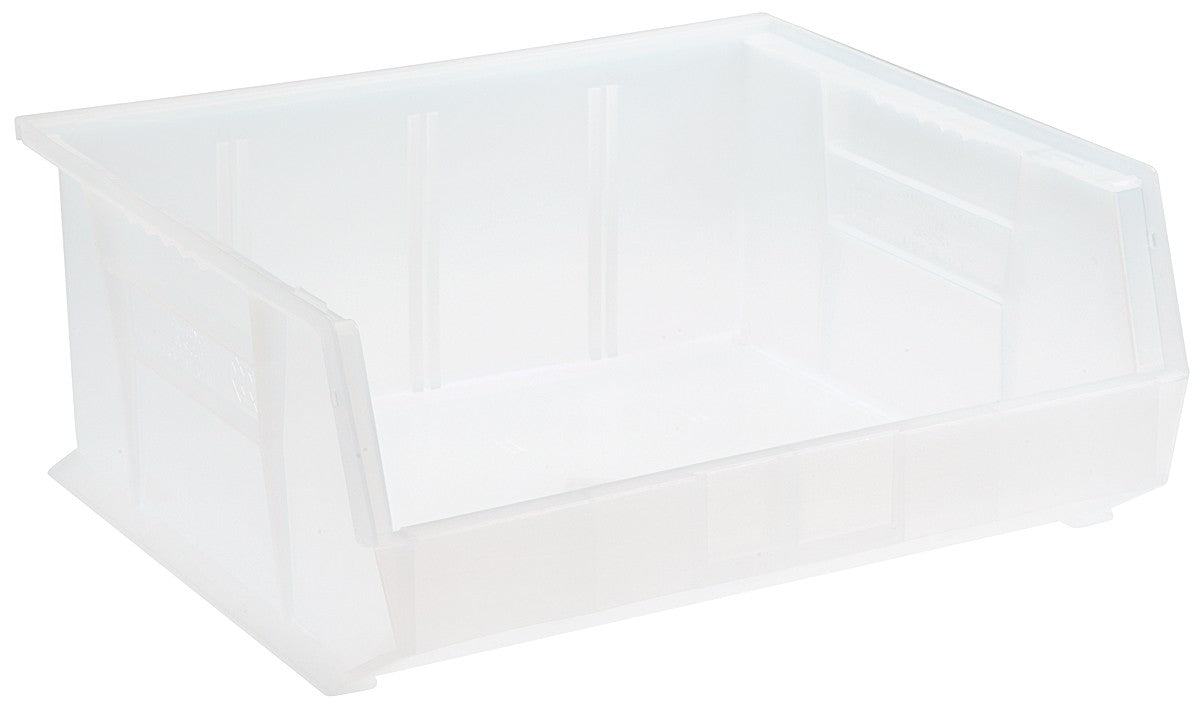 Stack + Hang Bins - 14.75in x 16.5in x 7in - Clear - 6 Case