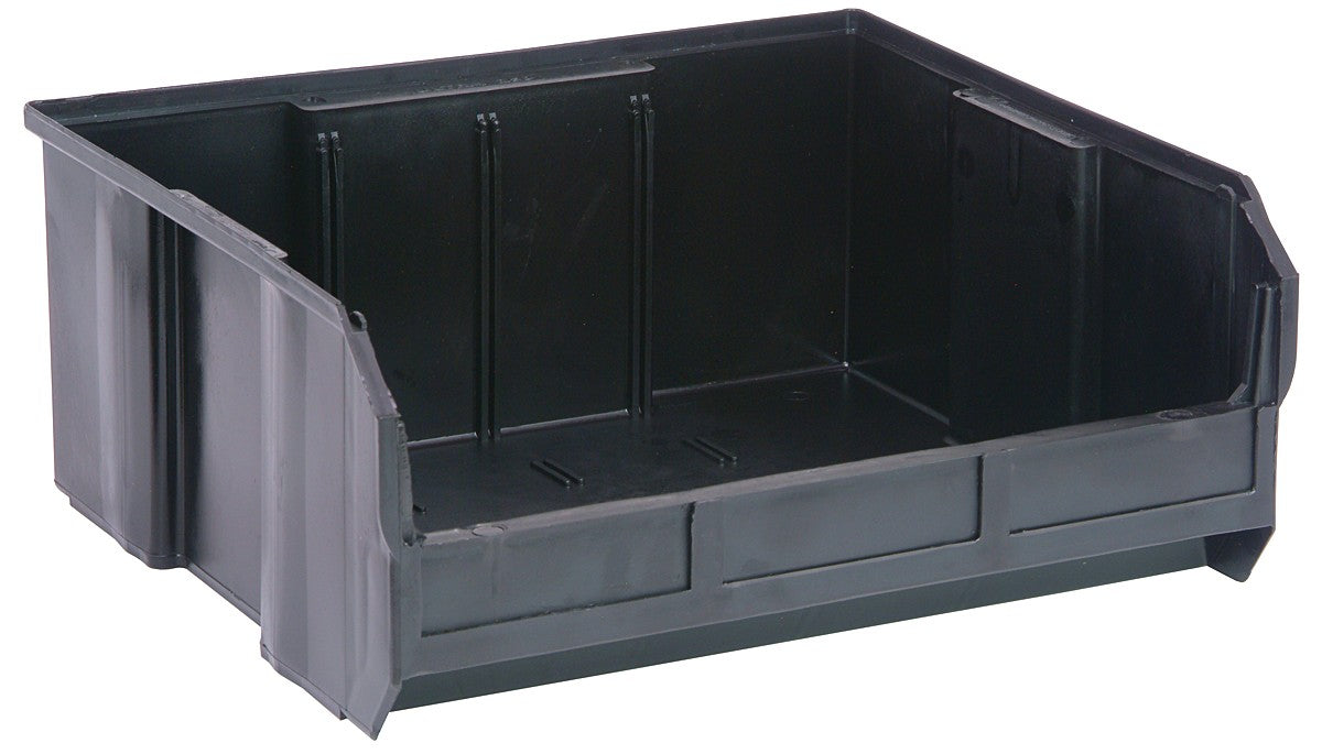 Stack + Hang Bins - 14.75in x 16.5in x 7in - Black - 6 Case