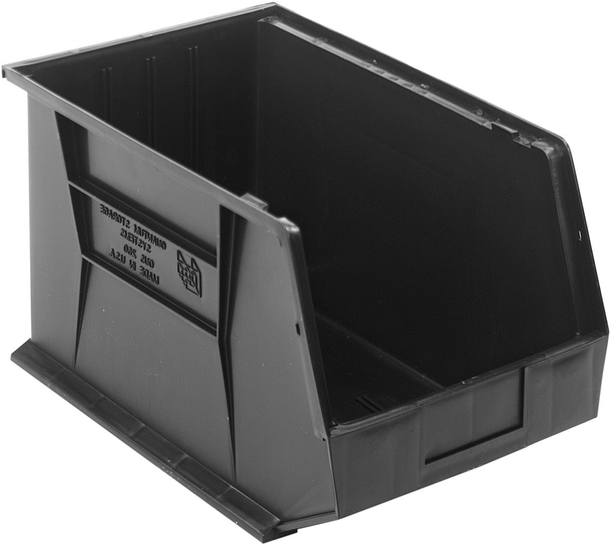 Stack + Hang Bins - 18in x 11in x 10in - Black - 4 Case