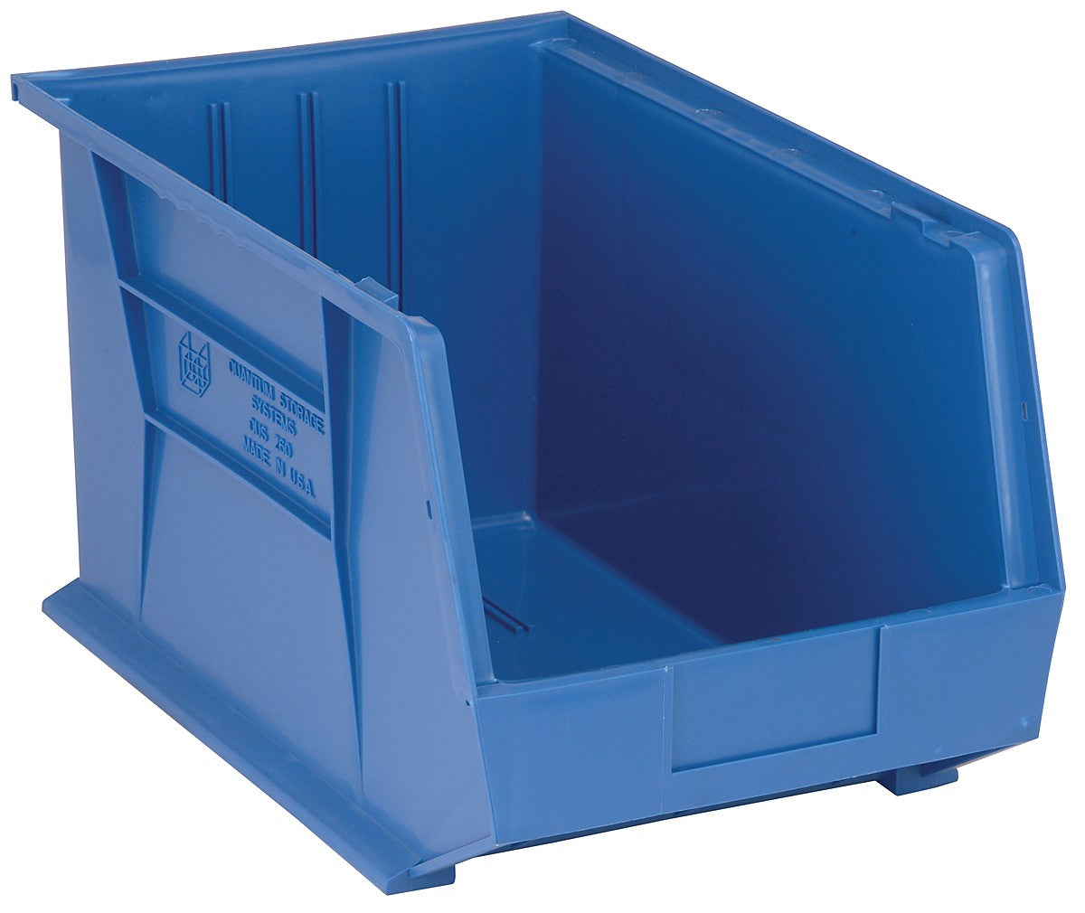 Stack + Hang Bins - 18in x 11in x 10in - Blue - 4 Case