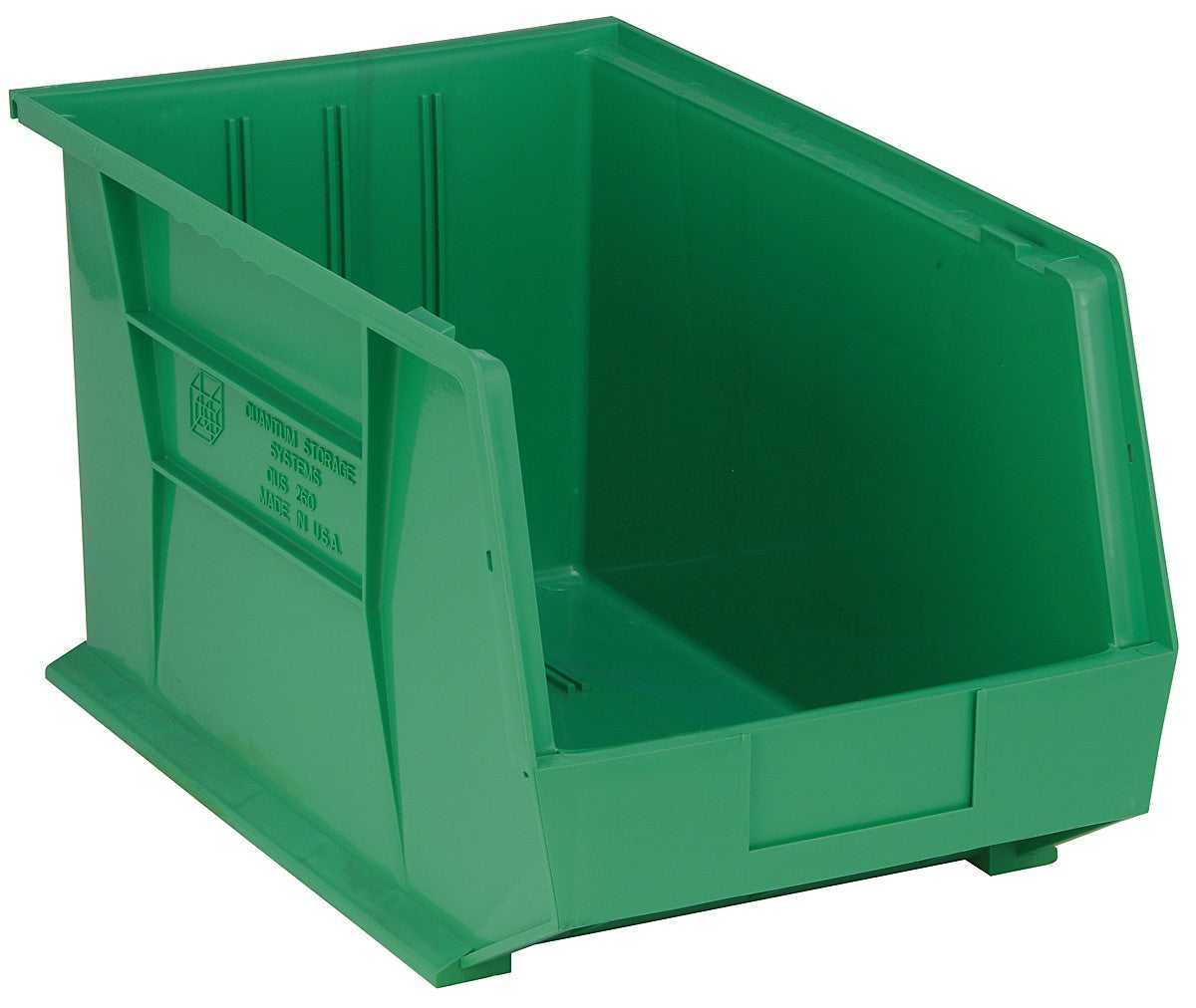 Stack + Hang Bins - 18in x 11in x 10in - Green - 4 Case