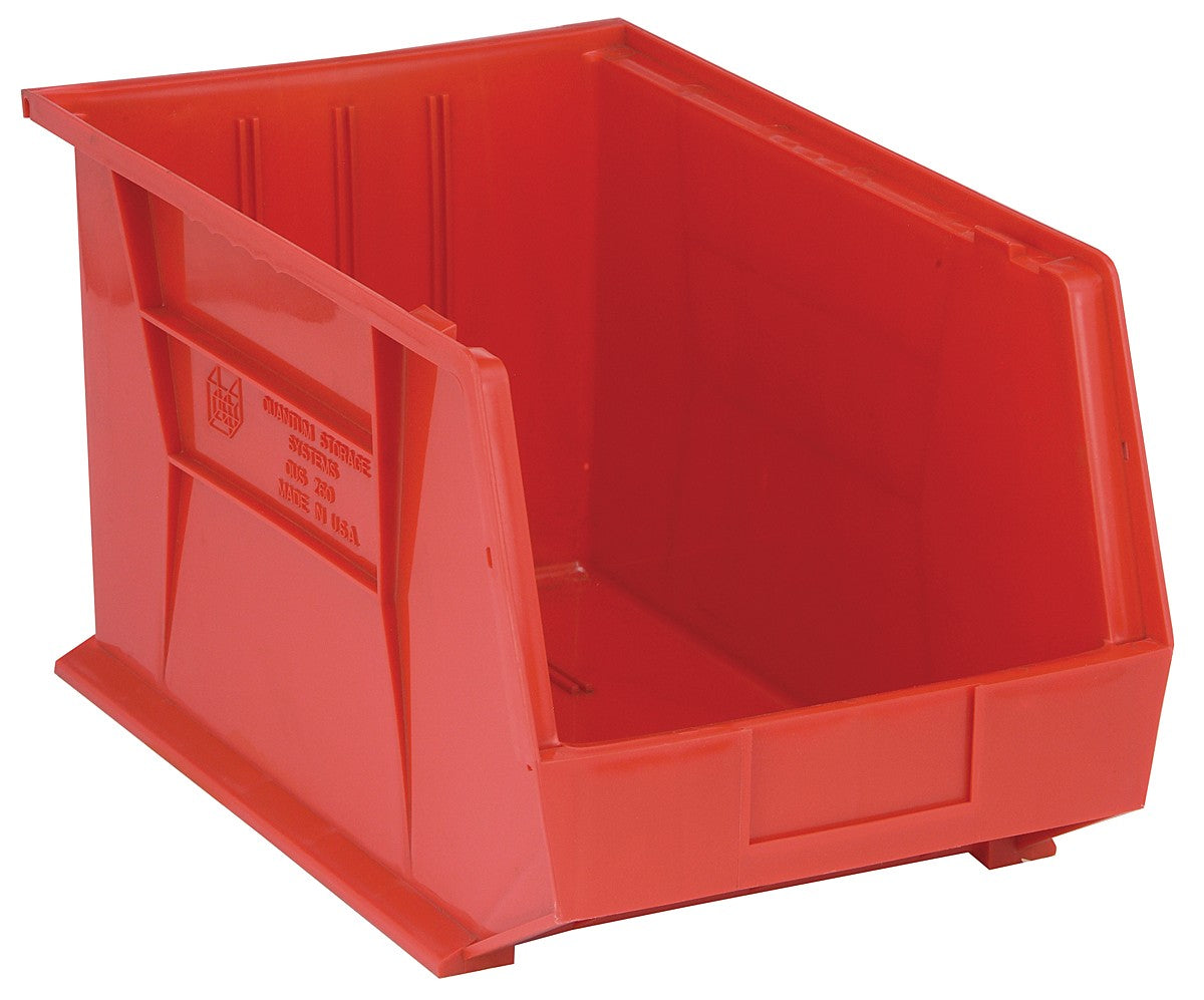 Stack + Hang Bins - 18in x 11in x 10in - Red - 4 Case