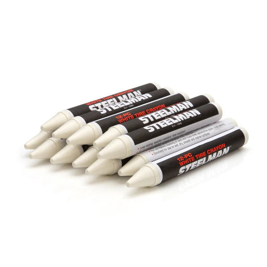 Steelman White Tire Marking Crayons (Box of 12)