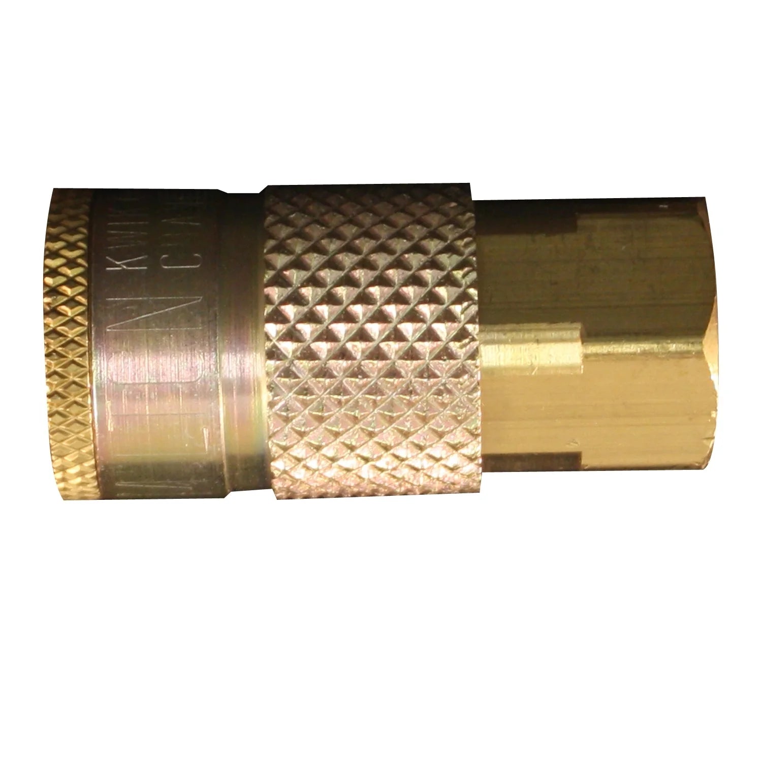 Air Coupler Fitting - T-Style, 1/4" FNPT - Brass