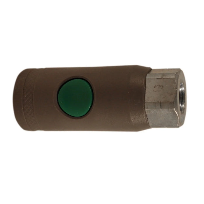 Safety Air Coupler Fitting - T-Style, 1/4" FNPT