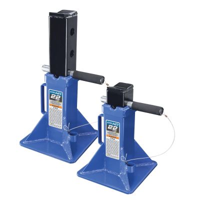 K-Tool 22 Ton Jack Stands (HD) (Pin Style)
