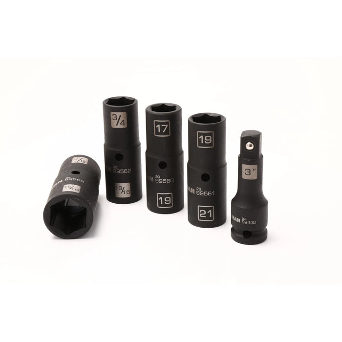 1/2" Drive 5-Piece Flip Socket Set