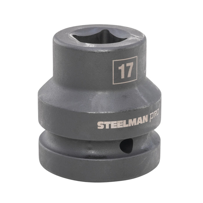1in DR. 17MM 4-Point Standard Budd Impact Socket