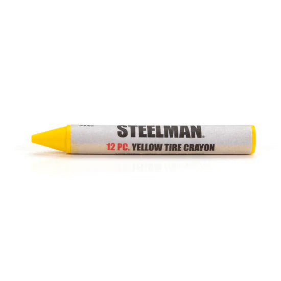 Steelman Yellow Tire Marking Crayons (Box of 12)