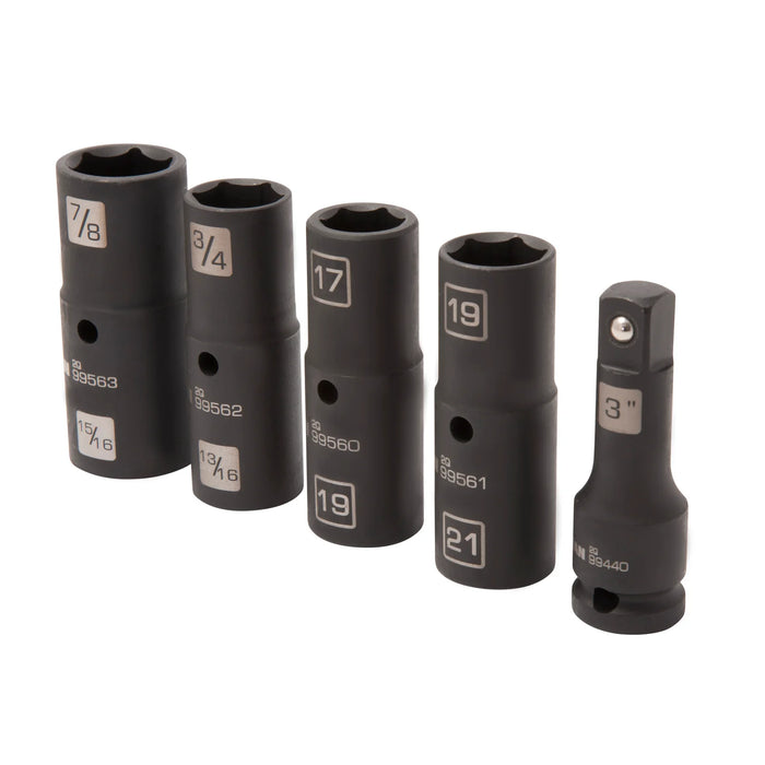 1/2" Drive 5-Piece Flip Socket Set