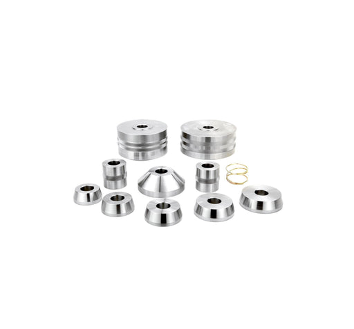 Complete Adapter Set for Passenger car (Hubless flat rotors) Ammco, Hunter, Bosch, Accuturn