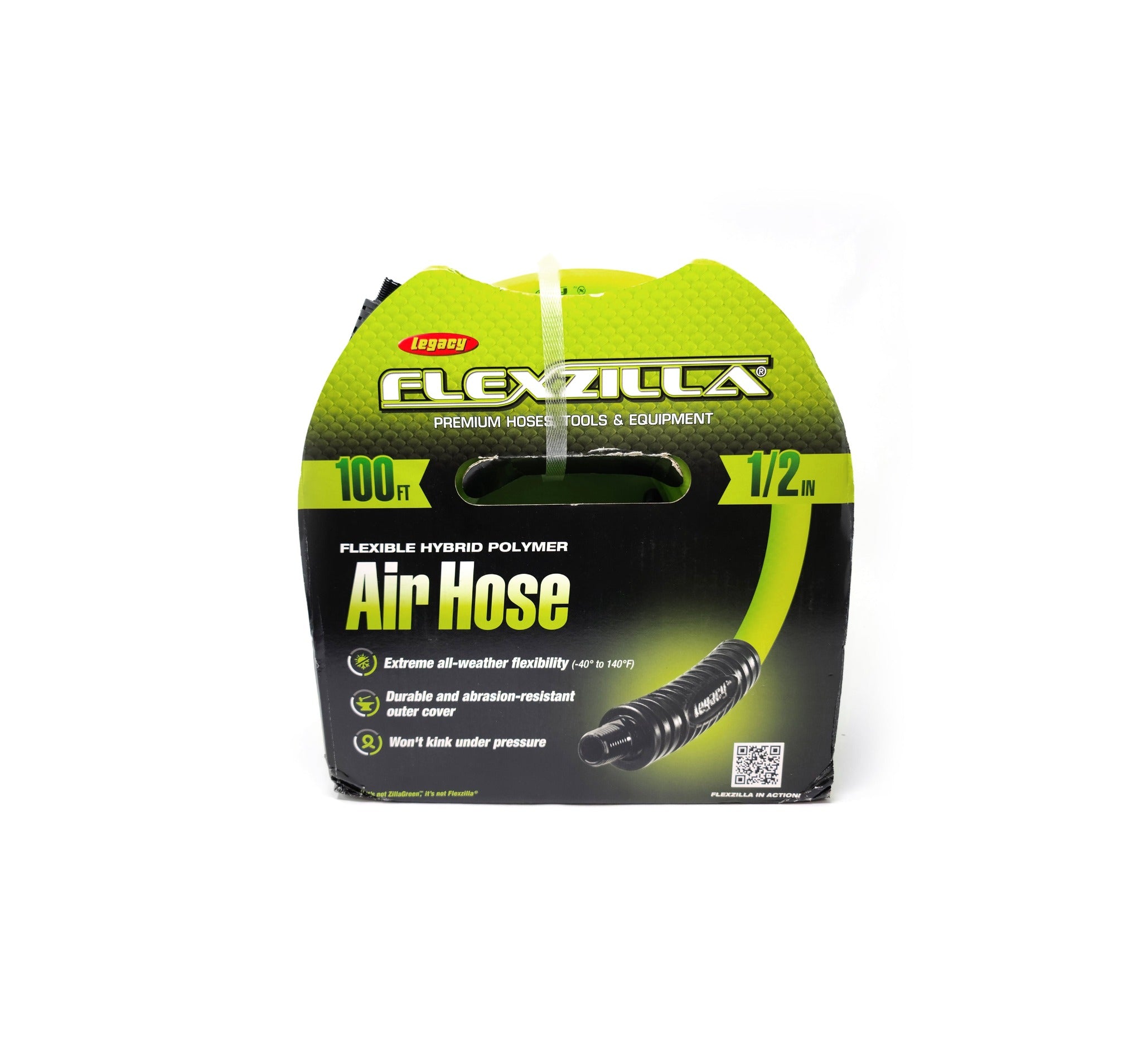 Flexzilla Air Hose, 1/2" X 100', 3/8"