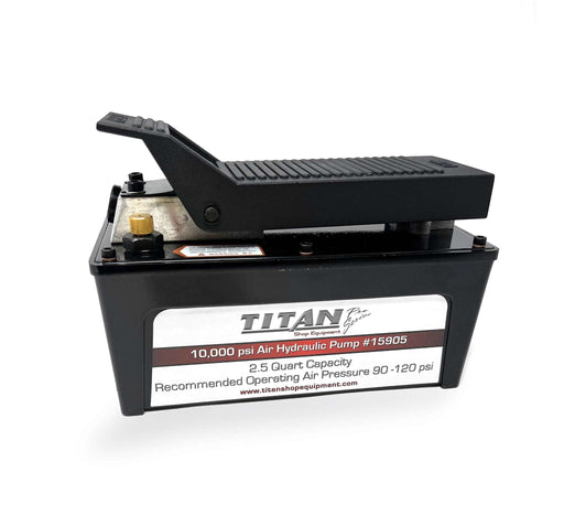2.5 Quart Titan Air Hydraulic Pump 10,000 PSI