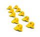 Yellow Corghi/Coats Metal Head Inserts   10PK 8 11100106, 100106
