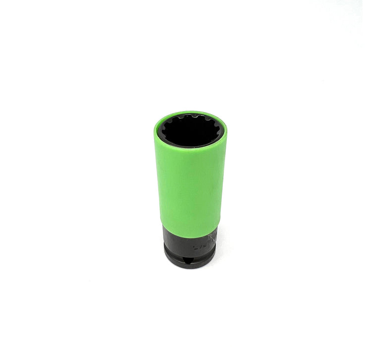 1/2in Dr. 21MM Spline Impact Socket with Sleeve