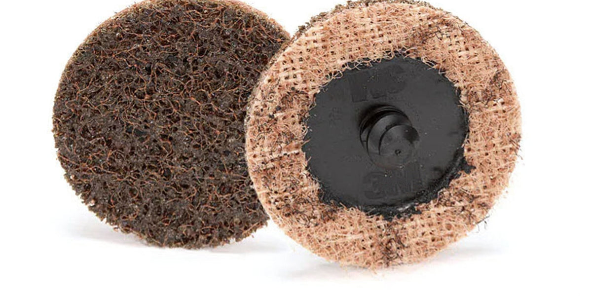 Scotch-Brite Roloc Surface Conditioning Disc-Brown-2 in-Coarse — MT-RSR
