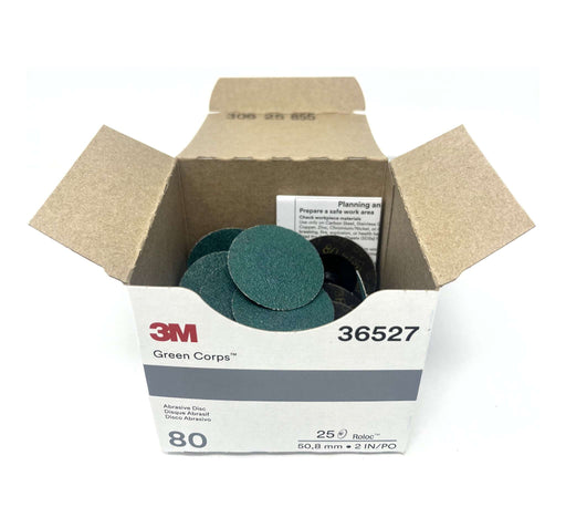 2" Green Corp Roloc Disc 80 Grit 25PK