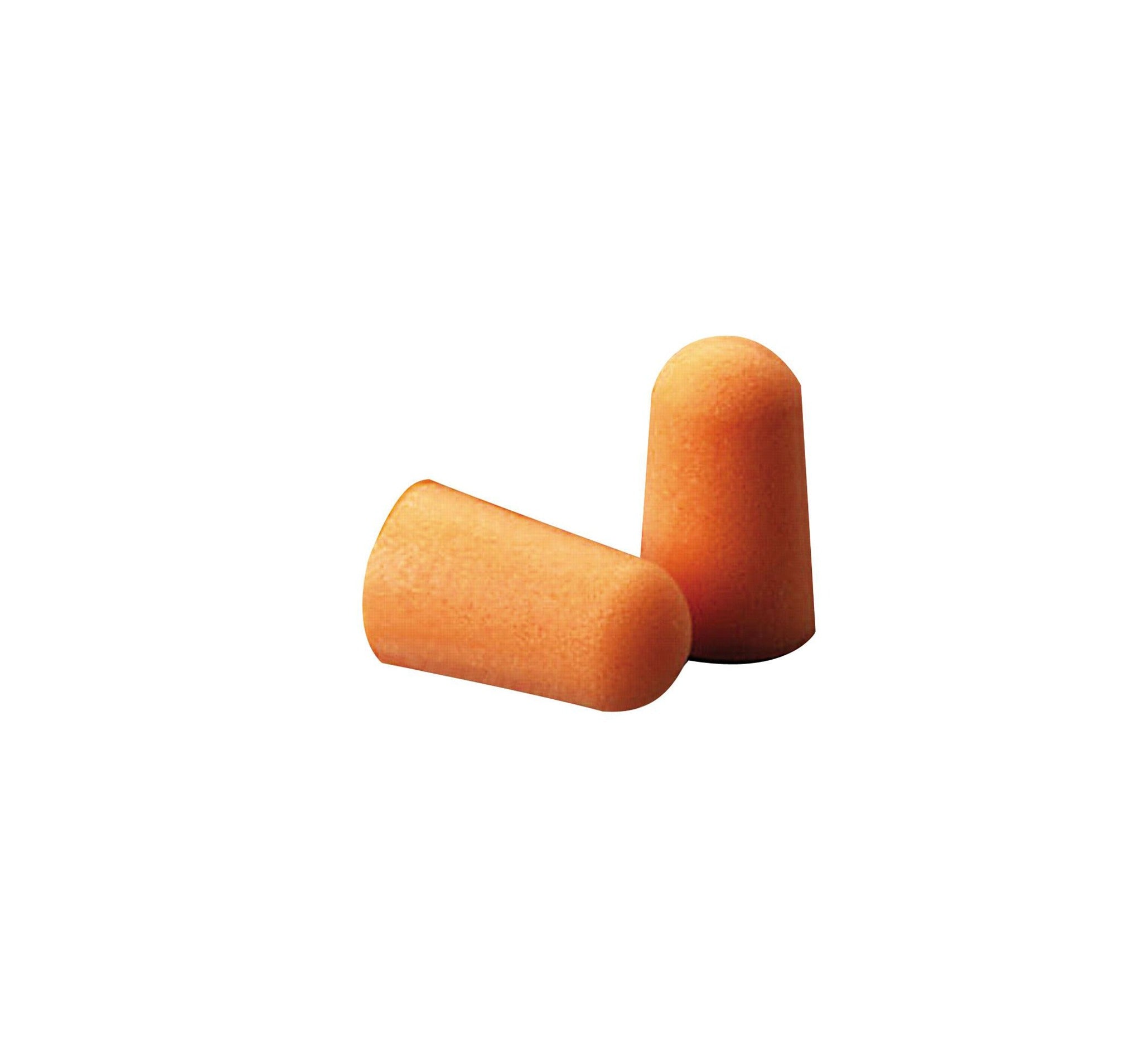 3M Foam Earplugs, #1100 Foam, Bright Orange, Uncorded Tapered, 3M (Box of 200 pairs of ear plugs)