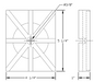 Rectangular Rubber Pads Kits 4PK