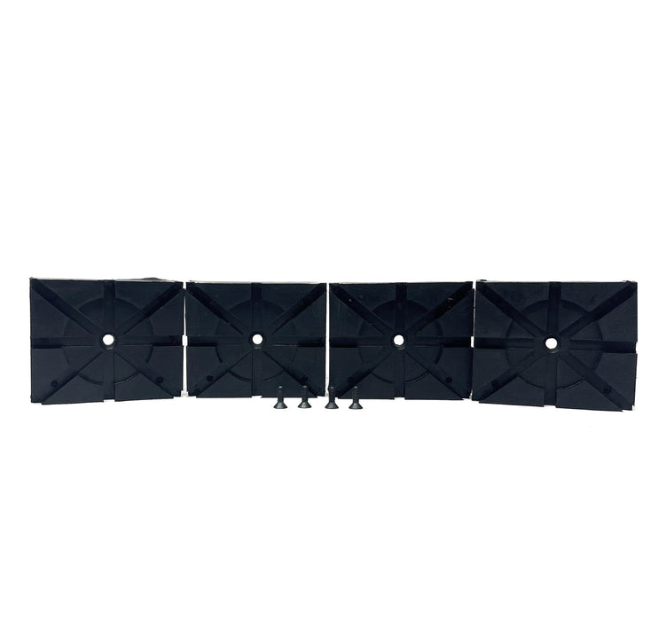 Rectangular Rubber Pads Kits 4PK