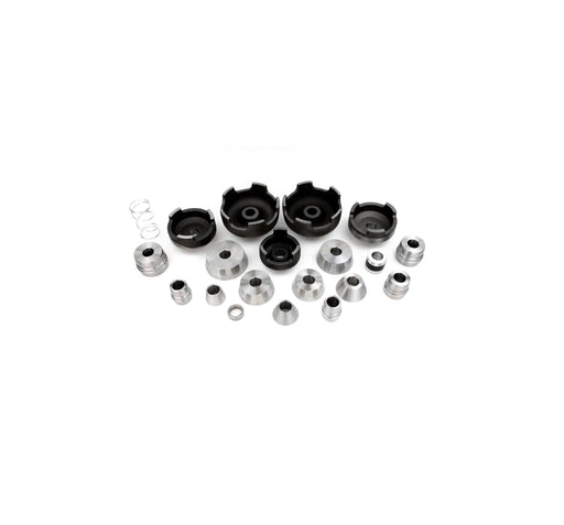 20 Piece Adaptor Set with 1" Bore for Brake lathe