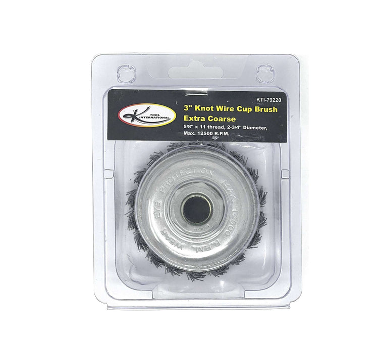 3in. Knot Wire Cup Brush Extra Corse
