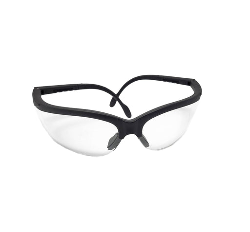 Safety Glasses Glass Frame, Black Frame Anti Fog.