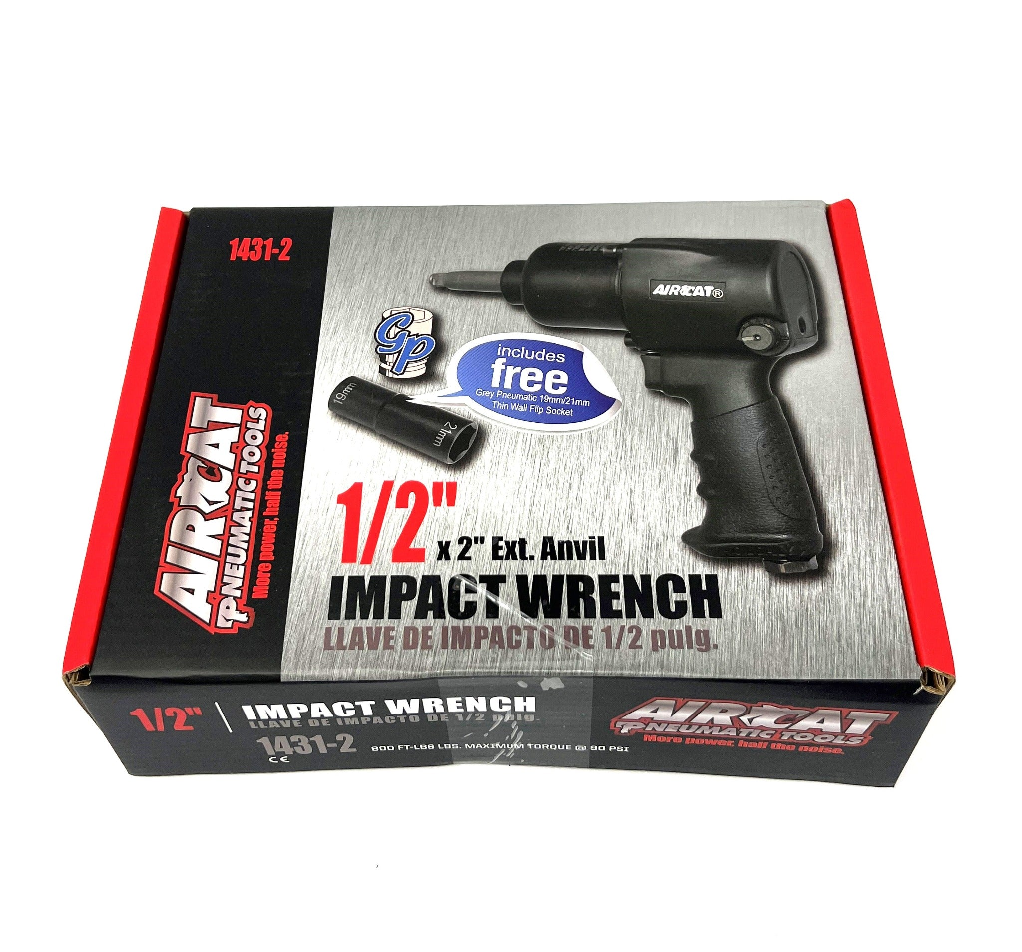 1/2" Aluminum Impact Wrench with 2" Anvil