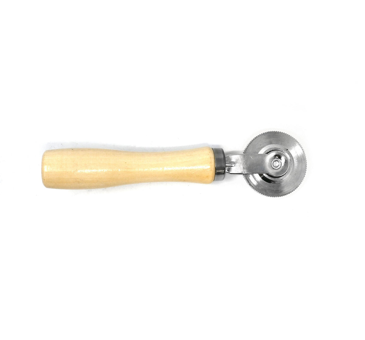 A Stitcher Wood Handled Stitcher, 51mm Diameter, 4mm Thickness