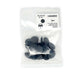 Black Universal Nylon Shield Retainer Head Diameter 1",  Stem Diameter 1/4", Stem Length 25/32" Ford # N808370 S (pack of 25)