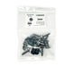 Black Universal Nylon Shield Retainer Head Diameter 11/16", Stem Diameter 5/16",  Stem Length 1 1/16" GM # 10121502 (Pack of 25)